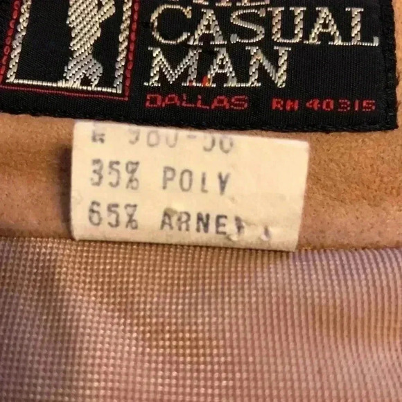 Vintage The Casual Man suede top with zipper close - Picture 8 of 8